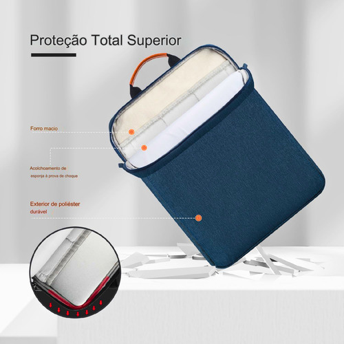 Capa Seltand Case Bolsa Pasta Para Tablet iPad Air Pro 13 Polegadas