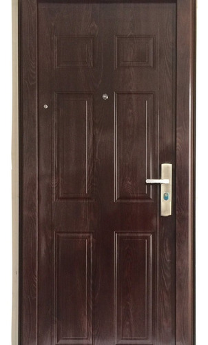 Puerta Exterior Semi Blindada Con Puerta Reja - Oferta