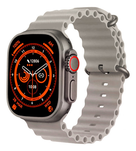Relógio Smartwatch Blulory Glifo Ultra Max 49mm - Cinza