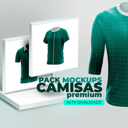Pack Mockups Premium Camisas Camisetas Casacos Regatas Short