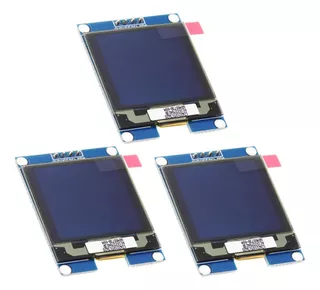 3 Peças 1.5 I2c Módulo Oled Ssd1327 Chip Controlador