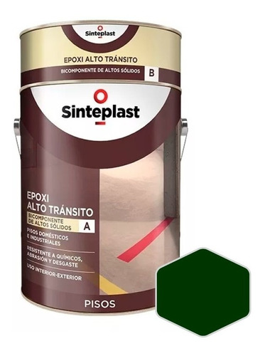 Recufloor Pisos Alto Tránsito Sinteplast | +6 Colores | 4lt