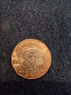 Moneda De 20 Pesos Edición De La Muerte De Emiliano Zapata