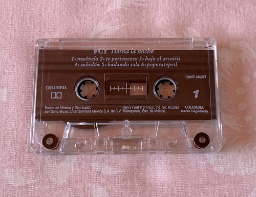 Fey Tierna La Noche Tape Cassette - Con Portada Maltratada (Usado)