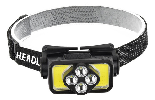Linterna Frontal Led, Lámpara Frontal 4 Cuentas Led