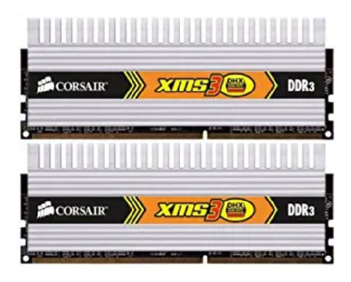 Pack De 2 Memorias Ram Corsair 2gbddr3 1600 Cm3x2g1600c9dhx (Usado)