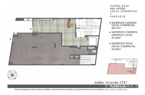 Imagen 16 de 18 de Venta Departamento / Piso De 2 Ambientes Con Balcon Terraza En Palermo - Construccion