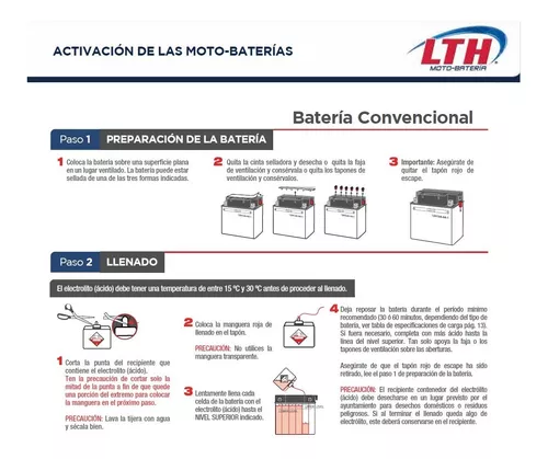 Los tipos de baterías para moto y sus características destacadas.