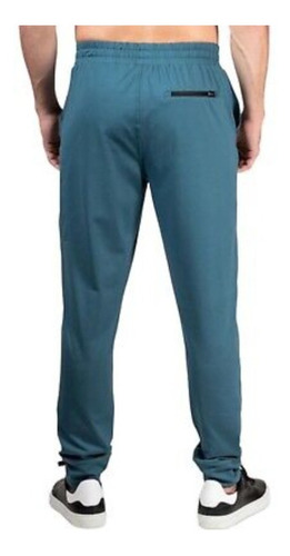 Pants Deportivo Para Correr Natori Hombre Jogger Azul