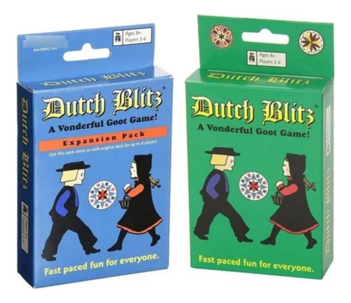 Juego De Cartas Dutch Blitz, Combinación Original Y Expansió