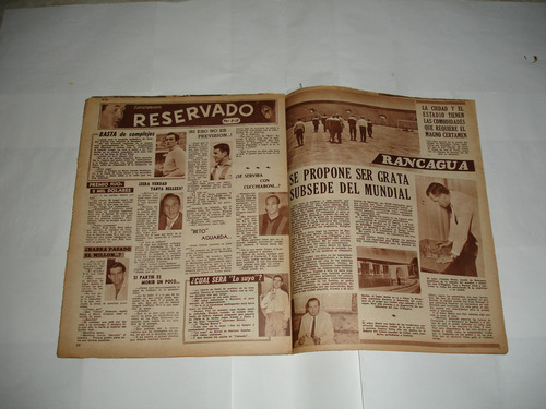 Revista Goles 708 Racing 2 Sporting Perú 1 Libertadores 1962 (Usado)
