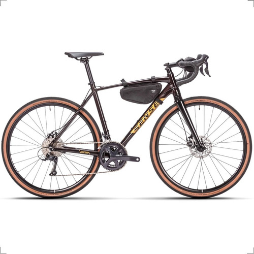 Bicicleta Gravel Sense Versa Gr Comp 2025 Shimano Sora 18v Cor Marrom Tamanho Do Quadro 58 [186m-195m