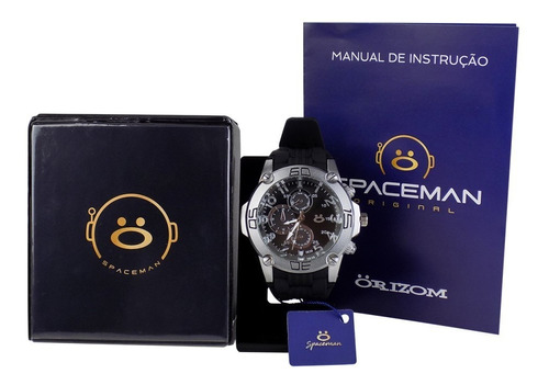 Relógio Masculino Spaceman Analógico + Caixa Premium Ros52