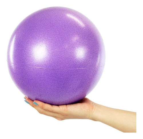 Yangfit bola yoga overball pilates fisioterapia 25cm cor roxo