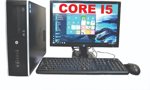 Computadora Completa Intel Core I5 Hp + Monitor + Tecl+mous