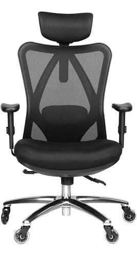 Silla De Oficina Duramont Ergonómica Ajustable Con Soporte L