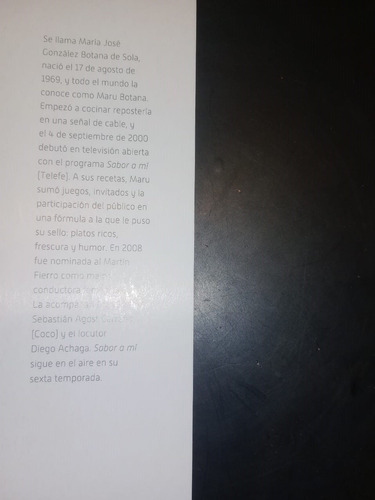 Libro Las Recetas De Sabor A Mí Maru Botana