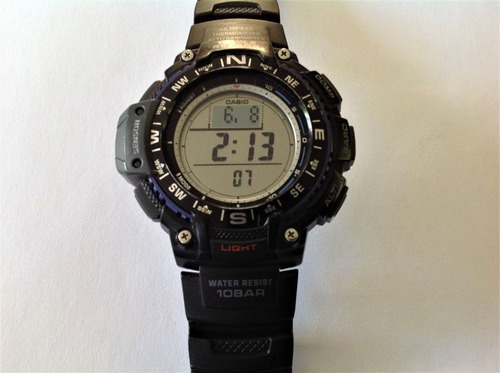 Reloj Casio Super Iluminator 3439 Sgw 1000 Triple Sensor (Usado)