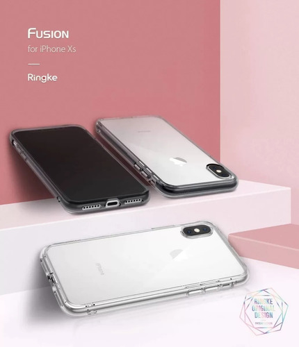 Imagen 3 de 5 de Funda Ringke Fusion Anti Impacto Original iPhone