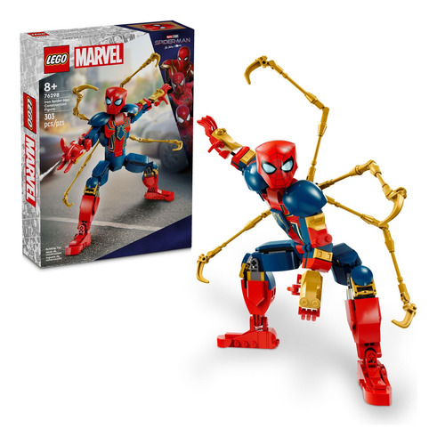 Figura De Construcción Lego Marvel Iron Spider-man 76298