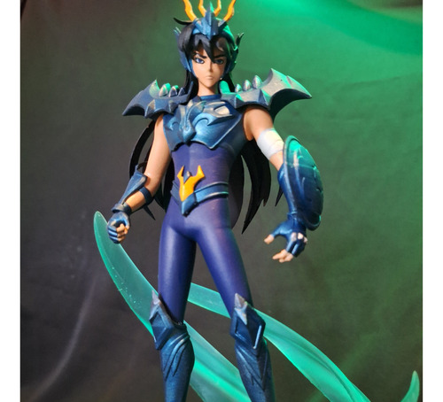 Shiryu De Dragão - Diorama (cdz) 23cm - Kaosfera 3d Studios