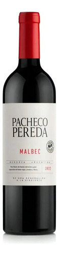 Vino Pacheco Pereda Malbec Pack 6 Unidades