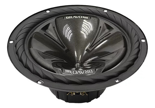 Par Alto Falante Sub Bobina Dupla 350w 2+2ohms 12 Polegadas Cor Preto