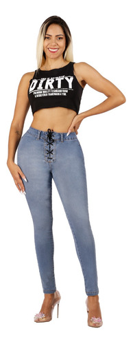 Jeans Pitillo Celeste Je3271c