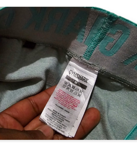 Legging Gymshark De Mujer Talla Mediana Azul Con Gris (Usado)