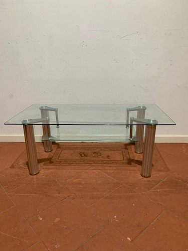 Mesa Ratona Vidrio Labrado