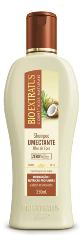 Shampoo Bio Extratus Umectante Óleo De Coco 250ml