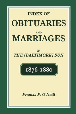 Libro Index Of Obituaries And Marriages In The [baltimore...