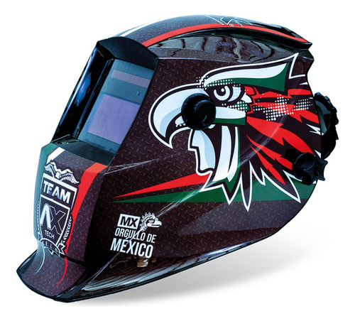 Careta Electrónica Soldar Axt-ceazteca-cv Axtech Color Negro
