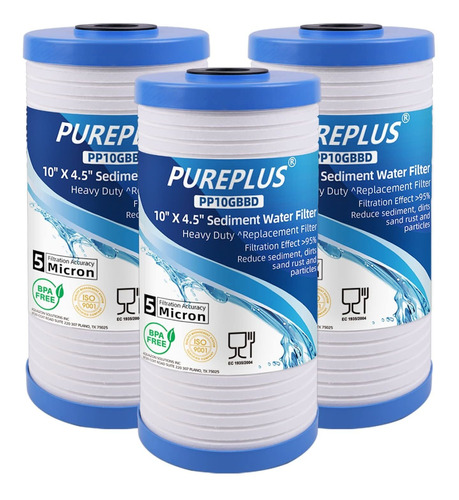 Pureplus Ap810 Cartucho De Repuesto De Filtro De Agua Para S