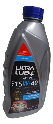 Lubricante Multigrado  Ultra Lub 15w40 Mineral 