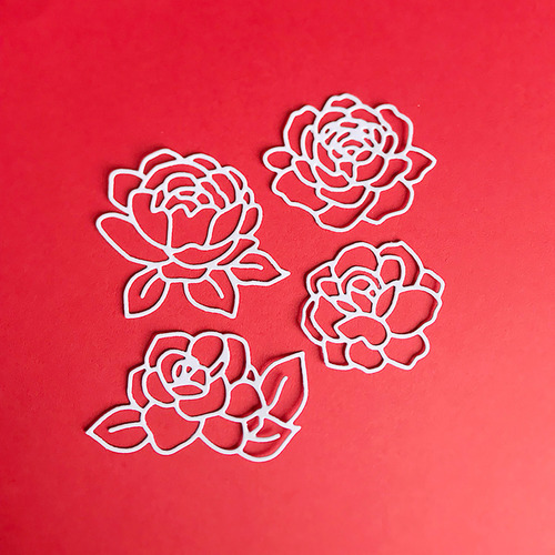 Troqueles Para Cortar Metal Con Forma De Flor, Sellos, Plant