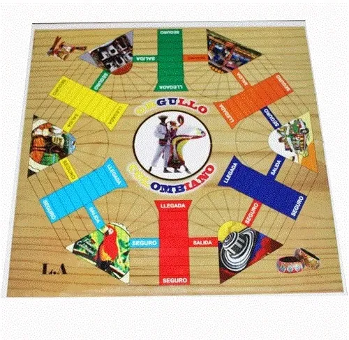 Juego Parqués Doblar Doble Cara+dominó+bingo Juegos 3 En 1