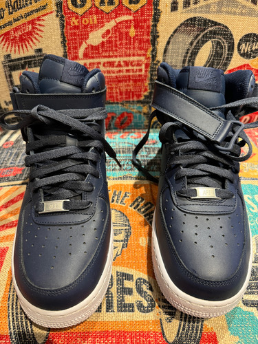 Nike Air Force 1 Mid'o7obsidian / Obsidian