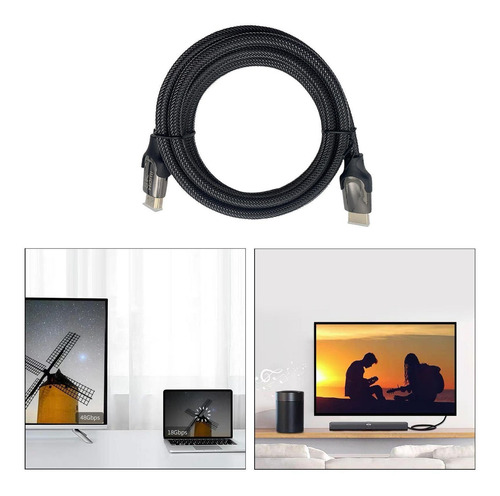 Imagen 6 de 12 de Cable Conector De Pantalla De Alta Definición De Tv 1,5 M