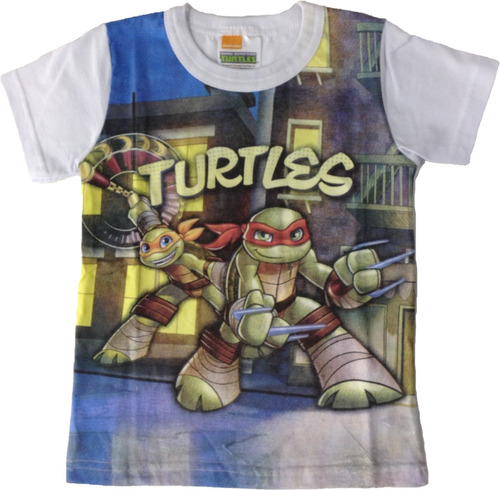 Camiseta Infantil Tartaruga Ninja Marlan N620 - Tam. 1 2 3