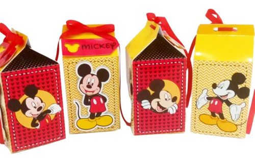 Cajas Milk Mickey Mouse