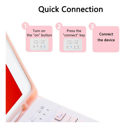 Bn Funda Con Teclado Español Ñ Para Huawei Matepad Se 11