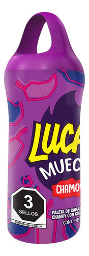 Lucas Muecas Paleta Con Chile En Polvo Sabor Chamoy 10 Pieza