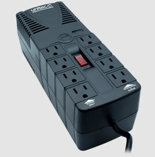 Regulador De Voltaje Unitec Con Supresor De Picos U-1200
