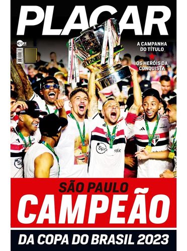 Poster Placar Decoração Spfc Campeão Copa Do Brasil 2023