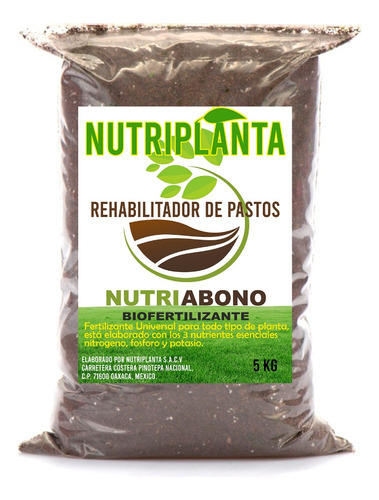 Fertilizante Para Pastos (rehabilitador) 5 Kg 