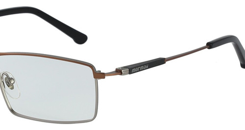 Armação Oculos Mormaii Lisboa M6105h0253 Cobre Preto Cor Bronze