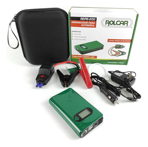 Arrancador Bateria De Bolsillo 8000 Mah Vehiculos 4 Cil