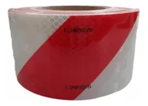 Comprar Cinta Reflectiva Roja Y Blanca Camiones Paragolpe 10 X 1 Mts