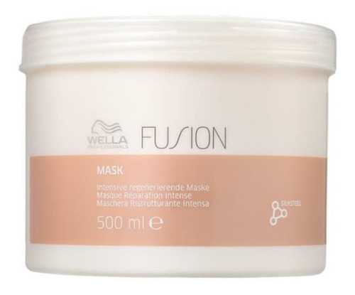 Imagem 4 de 4 de Shampoo 1 Litro E Máscara 500g Wella Fusion Profissional